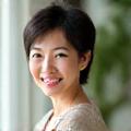 A graceful woman, Sophia Chen, aged 62, with a warm, healthy glow.
