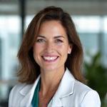 Portrait of Dr. Elara Vance, a warm and knowledgeable female doctor in her late 40s.